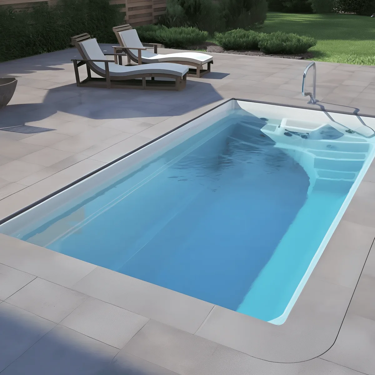 Композитный бассейн Laguna 5 — вид сверху в Усть-Илимске